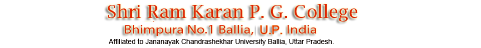 Shri Ram Karan P.G. College, Bhimpura No.1 Ballia, India